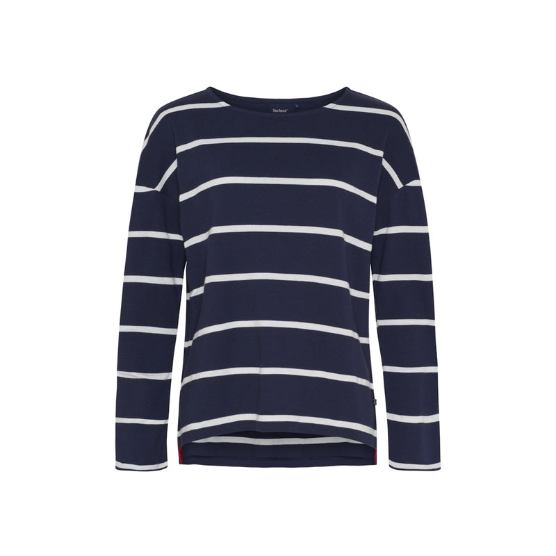 Sea Ranch SR_Alma Long Sleeve Tee SR Navy/Pearl