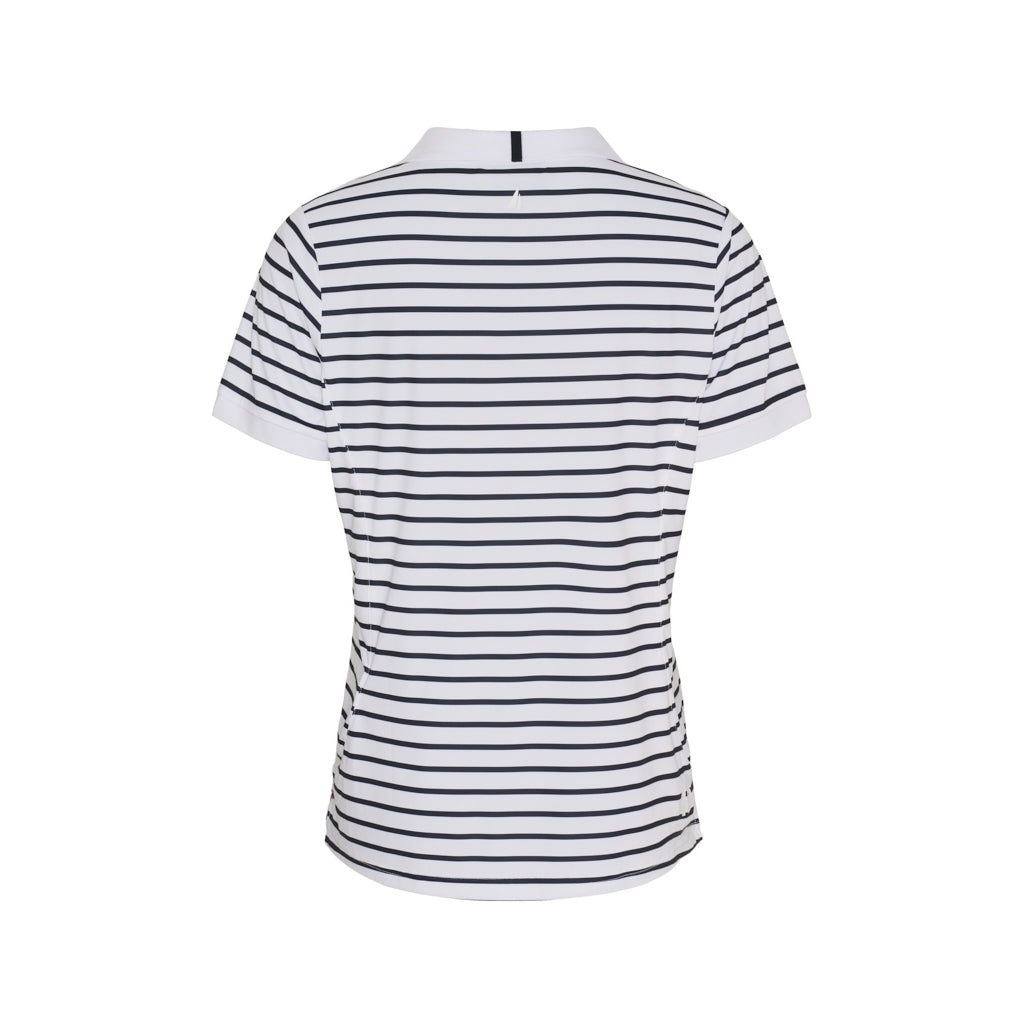 Sea Ranch SR_Annesofie Polo Shirts White/Dark Navy