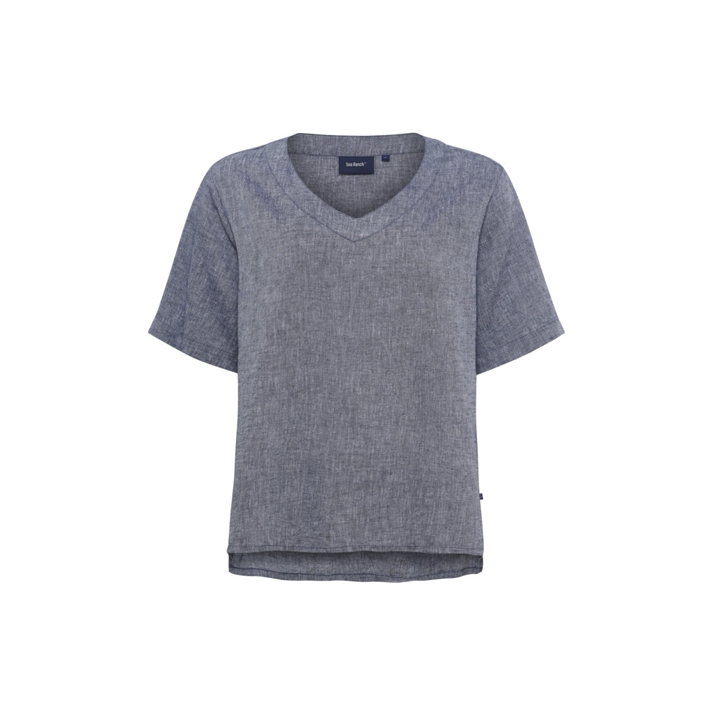 Sea Ranch SR_Carol Shirts Navy Melange