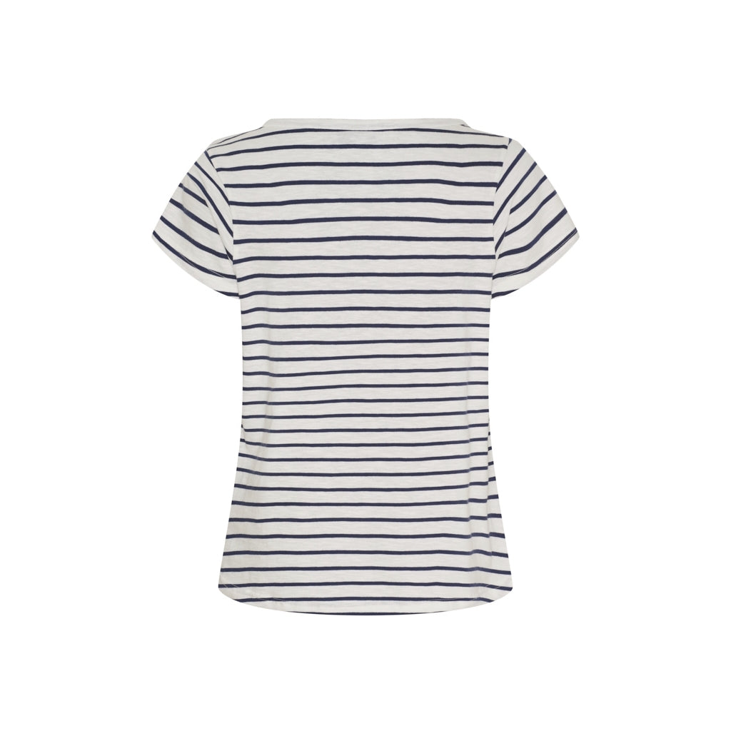Sea Ranch SR_Delilah Short Sleeve Tee Pearl/SR Navy