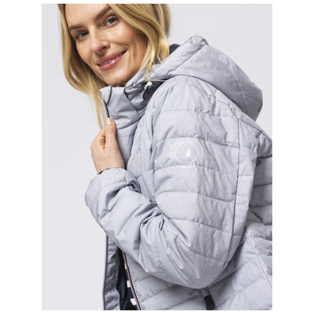 Sea Ranch SR_Elisabeth Jackets and Coats Light Blue Melange