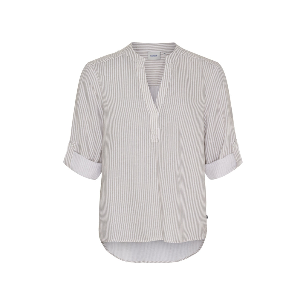 Sea Ranch SR_Ester Shirts 1085 White/Oxford Tan