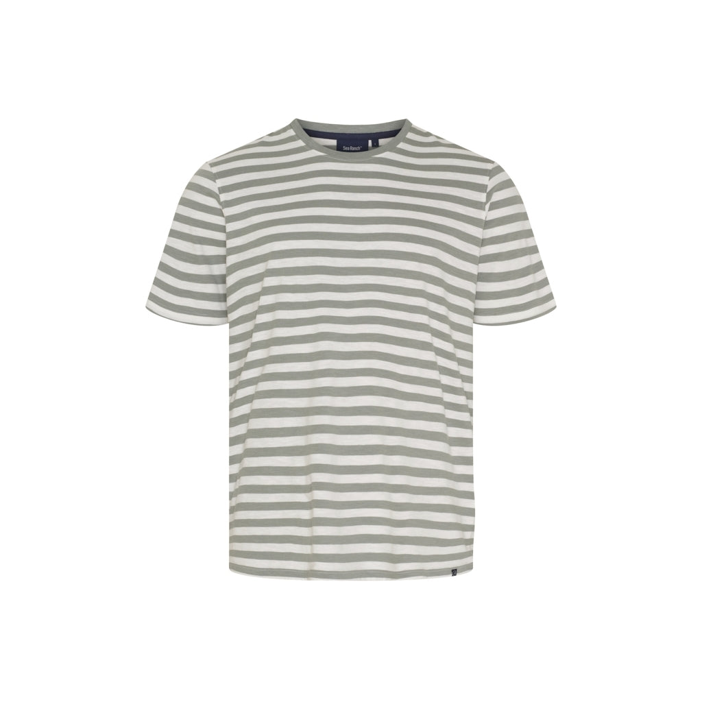 Sea Ranch SR_Fabian Short Sleeve Tee 5068 Dusty Green/Pearl