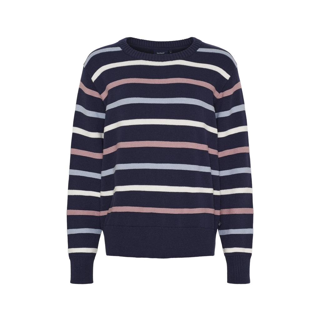 Sea Ranch SR_Felicia Knit 8012 SR Navy Multistripe