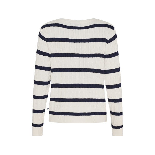 Sea Ranch SR_Kira Knit Pearl/SR Navy