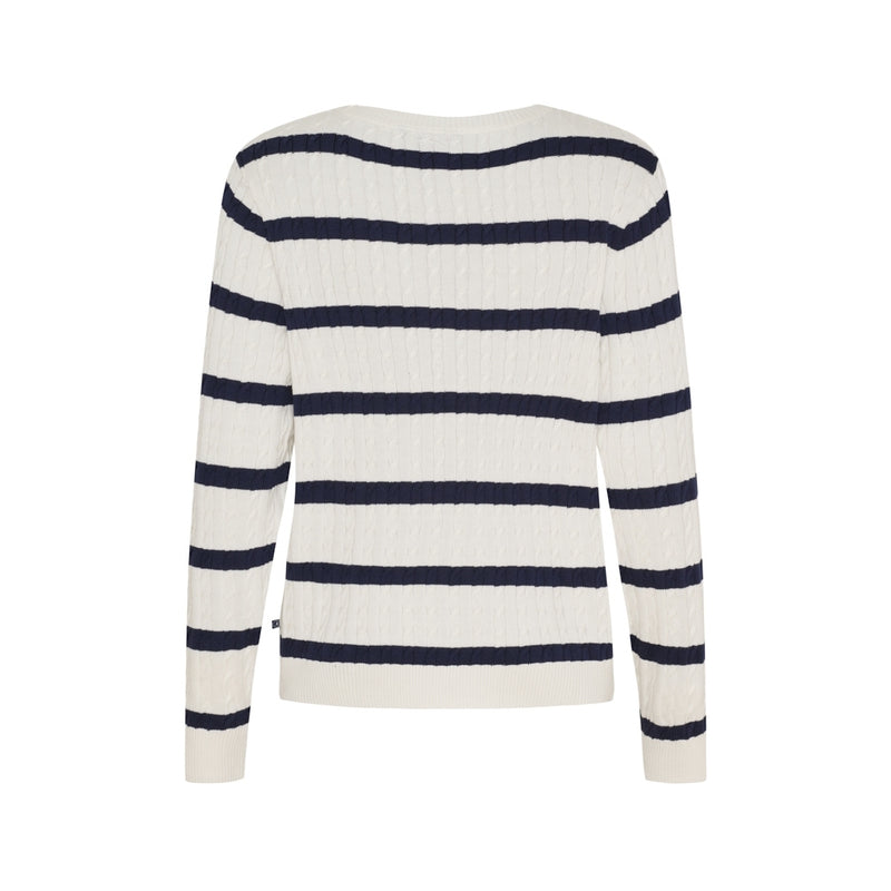Sea Ranch SR_Kira Knit Pearl/SR Navy