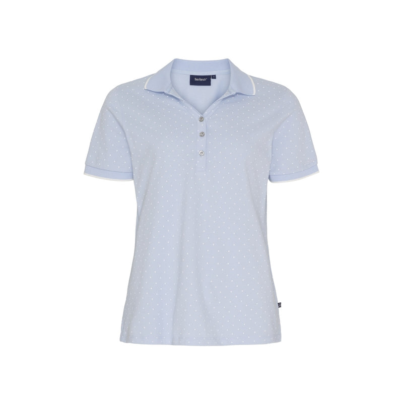 Sea Ranch SR_Manon Polo Shirts 4091 Cashmere Blue