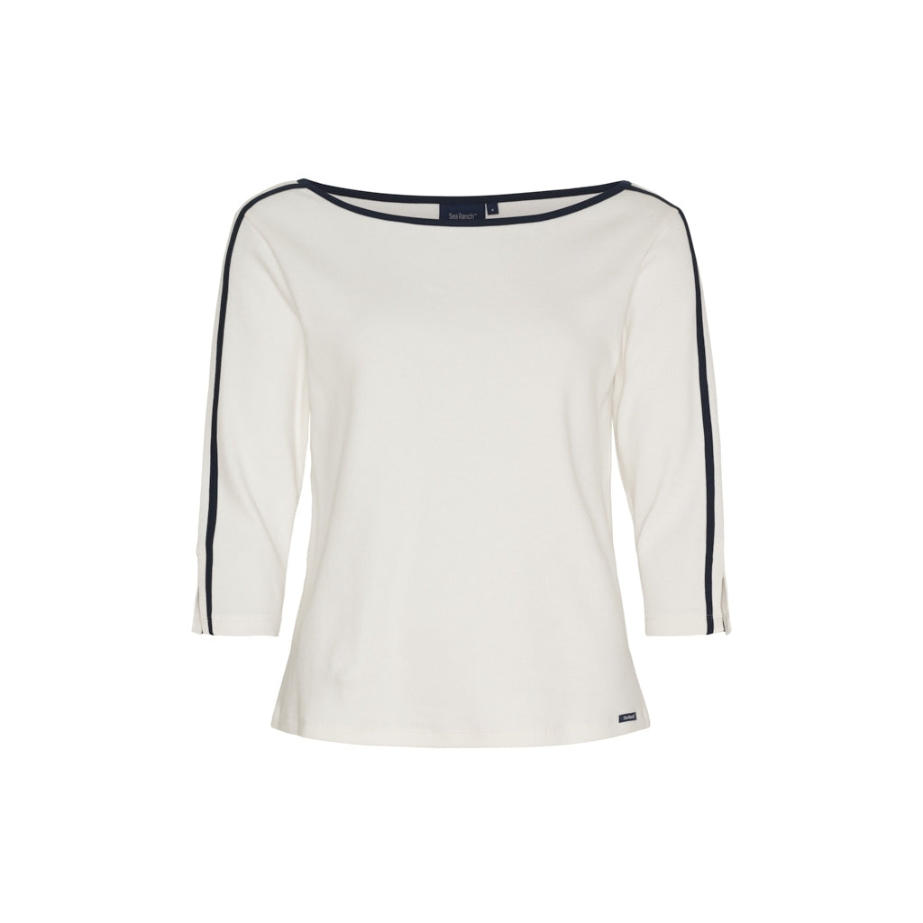 Sea Ranch SR_Margaret Long Sleeve Tee Pearl