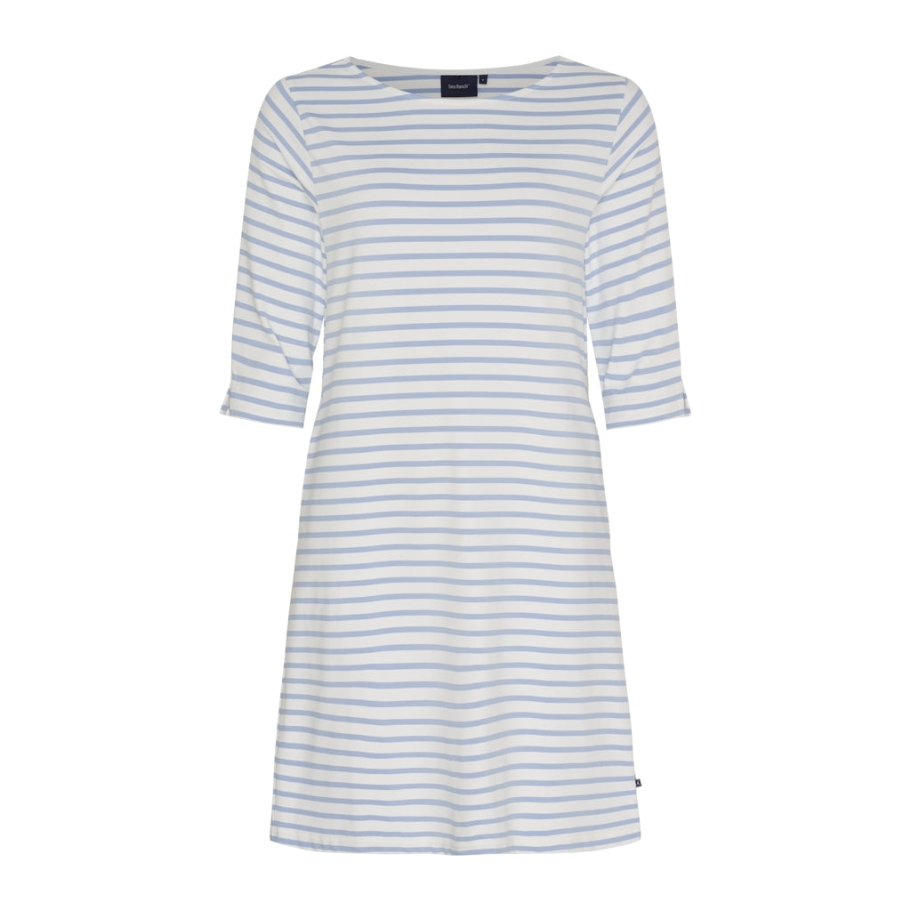 Sea Ranch SR_Meriam Dresses / Shirts 1140 White / Blue Bell