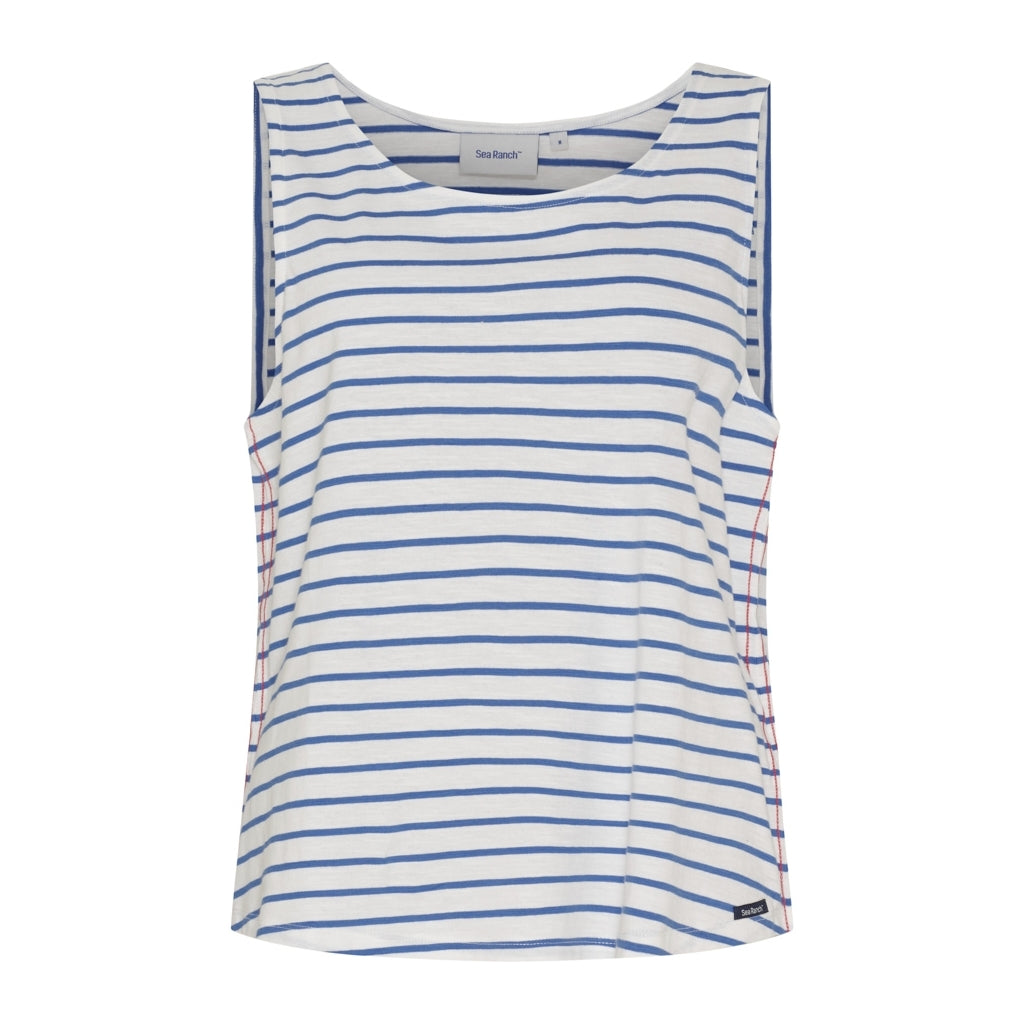 Sea Ranch SR_Taylor Short Sleeve Tee 1083 Pearl/Federal Blue