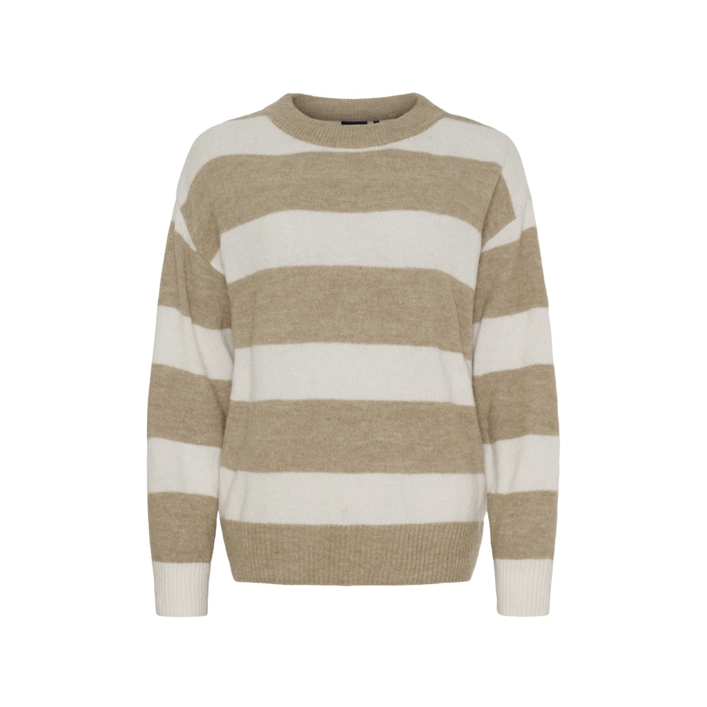 Sea Ranch SR_Tove Knit 1136 Tannin/Off White
