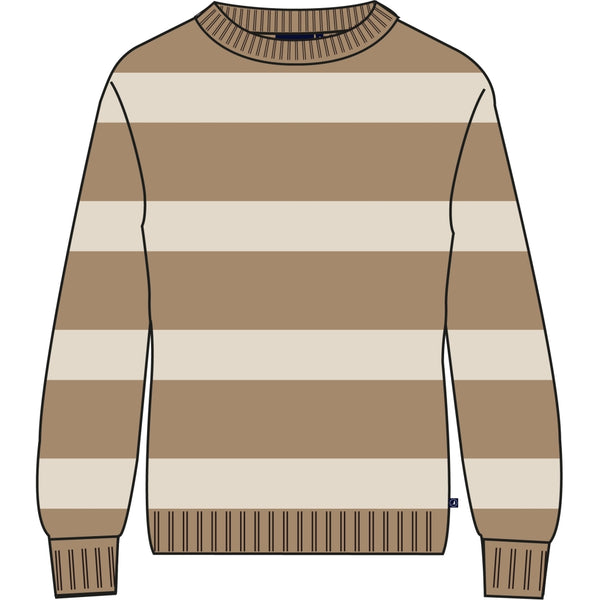 Sea Ranch SR_Tove Knit 1136 Tannin/Off White
