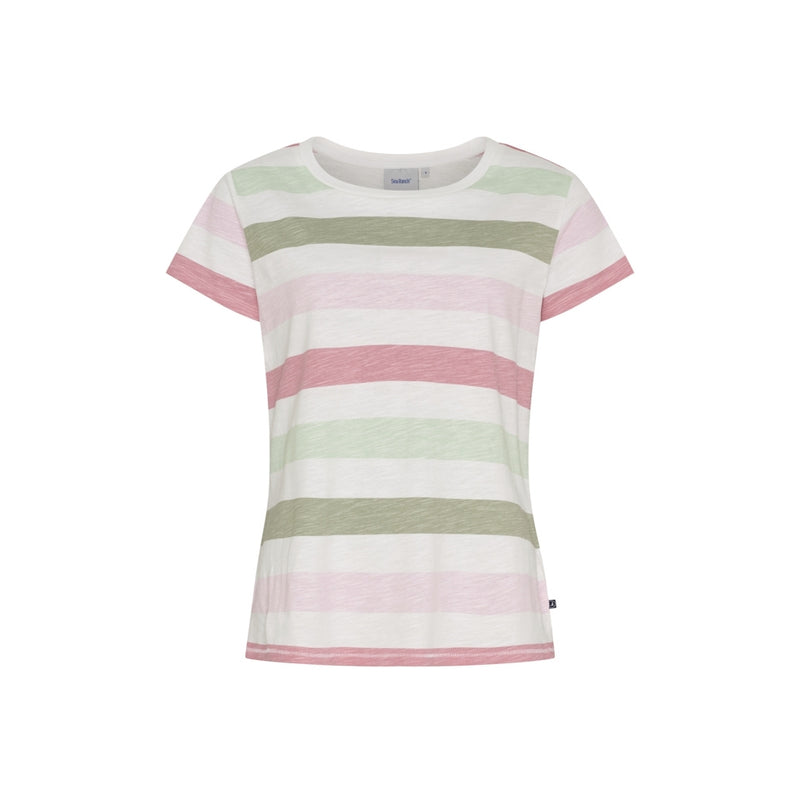 Sea Ranch SR_Trille Short Sleeve Tee 8006 Multistripe Pink