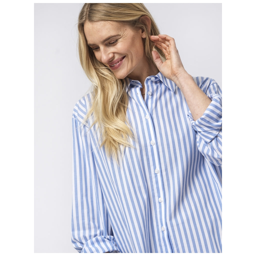 Sea Ranch SR_Vigga Shirts 4195 White/Powder Blue