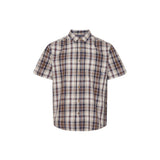 Sea Ranch Sandy Short Sleeve Shirt Shirts 1989 Brown Check