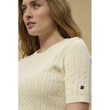 Redgreen Women Serena Cable Knit Knit Off White