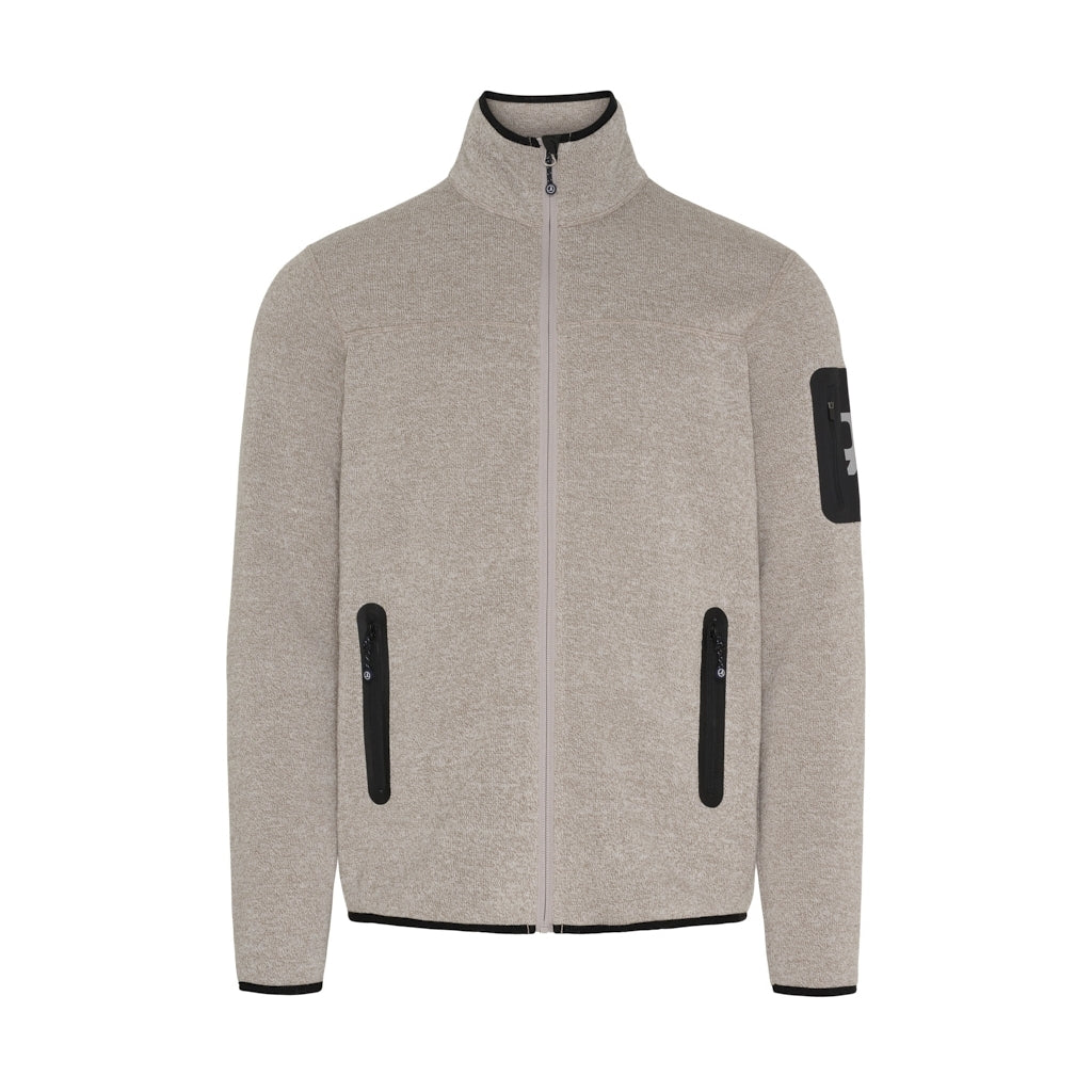 Sea Ranch Sidney Fleece Jacket Fleece Brown Melange