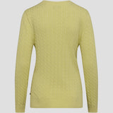 Redgreen Women Simone Cable Knit Knit 030 Yellow Pastel