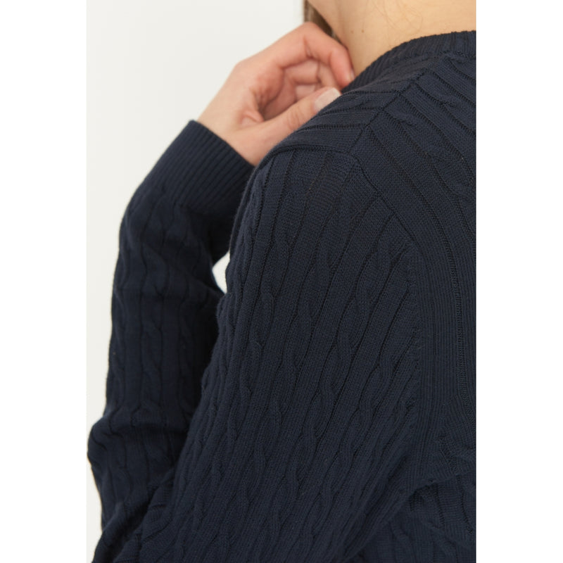 Redgreen Women Simone Cable Knit Knit 068 Navy