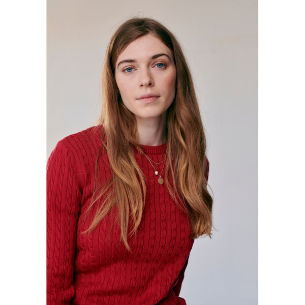 Redgreen Women Simone Cable Knit Knit Red