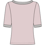 Redgreen Women Snee T-shirt Short Sleeve Tee Rose