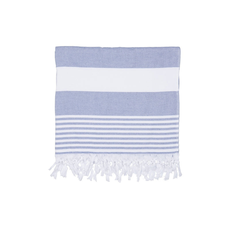 Sea Ranch Striped Beach Towel Towels Navy