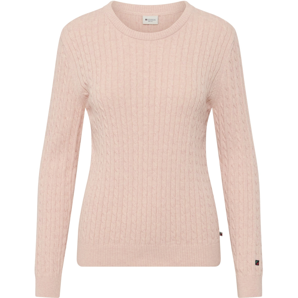 Redgreen Women Susan Cable strik Knit 440 Rose Pastel Melange