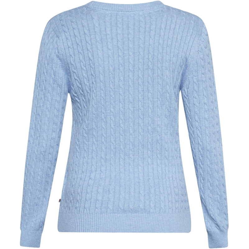 Redgreen Women Susan Cable strik Knit 462 Light Blue Melange
