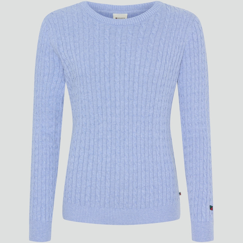 Redgreen Women Susan Cable strik Knit 462 Light Blue Melange