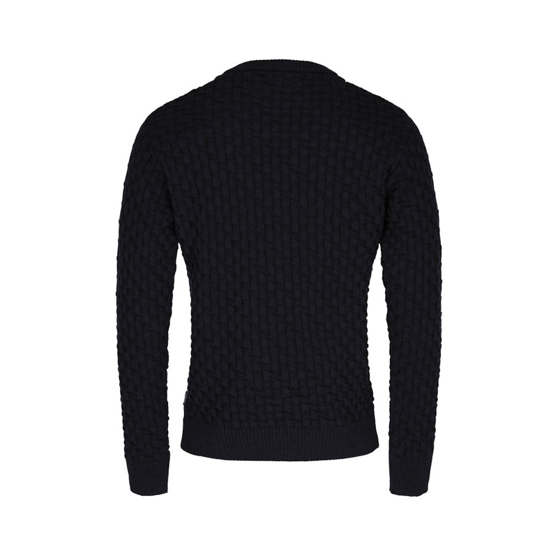 Sea Ranch Sverre Crewneck Knit Knit Dark Navy