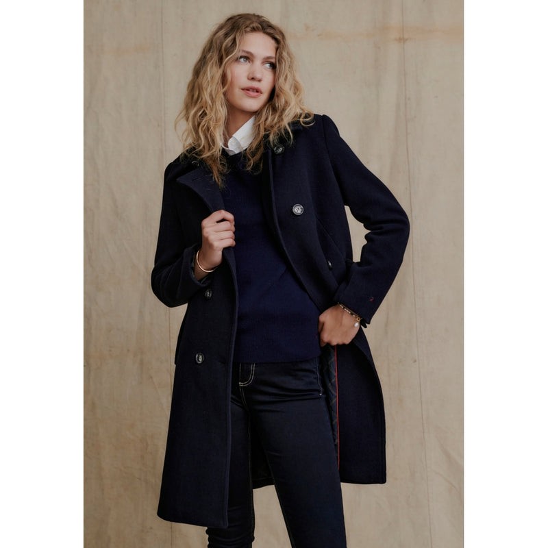Redgreen Women Sylva Coat Jackets and Coats 069 Dark Navy