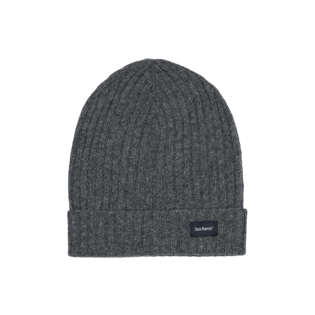 Sea Ranch Thompson Knit Beanie Hat Graphite Melange