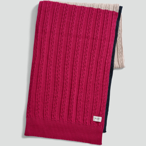 Redgreen Women Vibe Scarf Knit 145 Pink Stripe