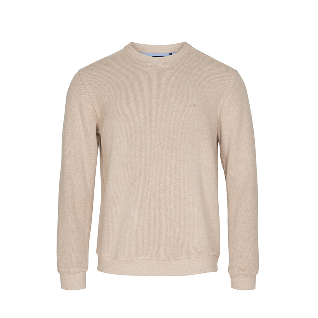 Sea Ranch Winston Long Sleeve Sweatshirt Sweats Sand Melange