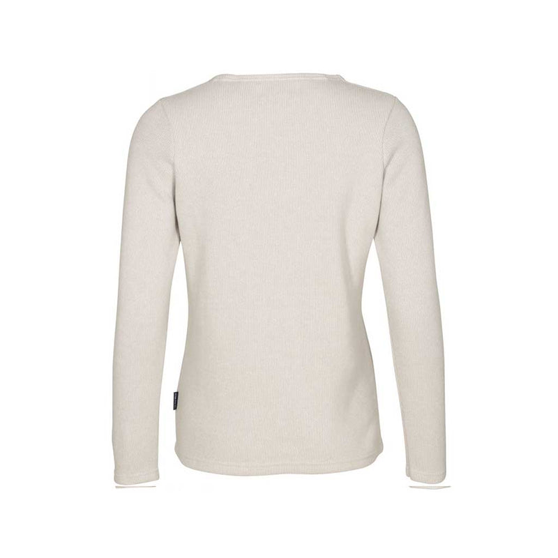 Sea Ranch Agatha Long Sleeve V-Neck Pullover Sweats Grey Melange