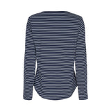 Sea Ranch Amelie Striped Long Sleeve Tee Long Sleeve Tee SR Navy/Pearl