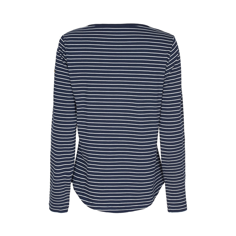 Sea Ranch Amelie Striped Long Sleeve Tee Long Sleeve Tee SR Navy/Pearl