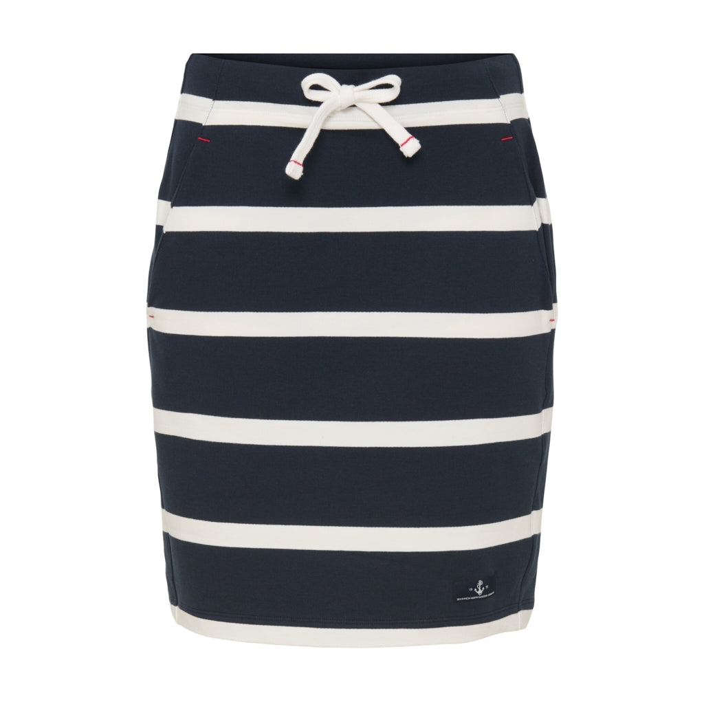 Sea Ranch Anjelica Striped Skirt Skirts Dark Navy/Pearl