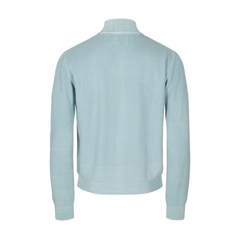 Sea Ranch Ansgar Long Sleeve Zip Knit Cardigan Knit Green