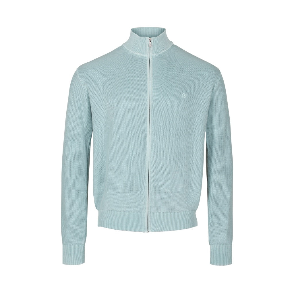 Sea Ranch Ansgar Long Sleeve Zip Knit Cardigan Knit Green