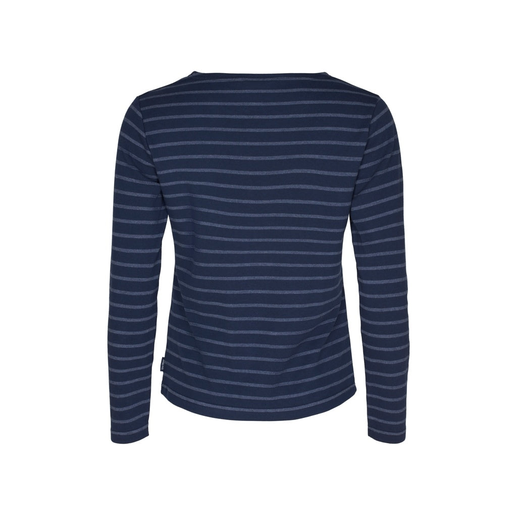 Sea Ranch Antibes Striped Long Sleeve Tee Long Sleeve Tee SR Navy/Navy Melange
