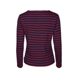 Sea Ranch Antibes Striped Long Sleeve Tee Long Sleeve Tee SR Navy / SR Red