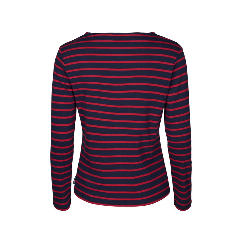 Sea Ranch Antibes Striped Long Sleeve Tee Long Sleeve Tee SR Navy / SR Red