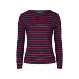 Sea Ranch Antibes Striped Long Sleeve Tee Long Sleeve Tee SR Navy / SR Red