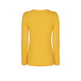 Barbara Cable Pullover Knit - Lemon