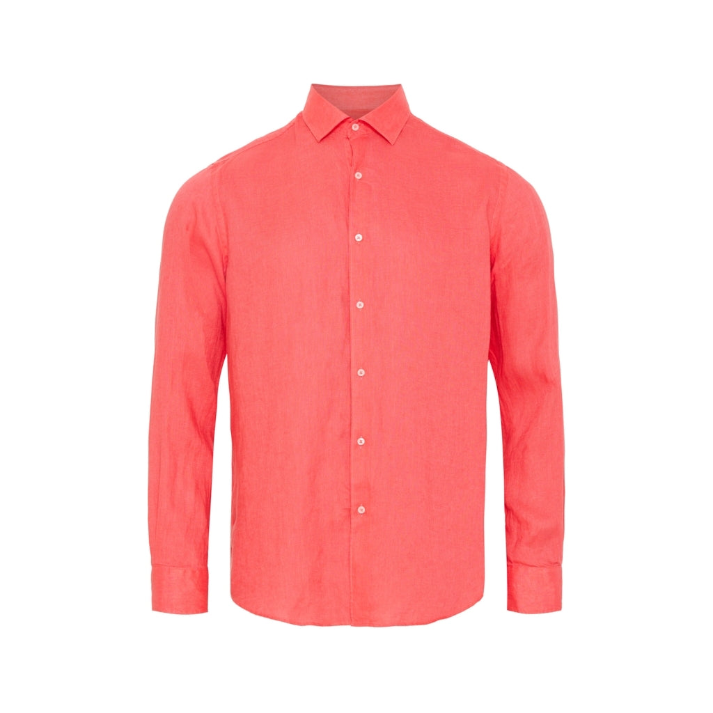Sea Ranch Bastian Linen Shirt Shirts Pink