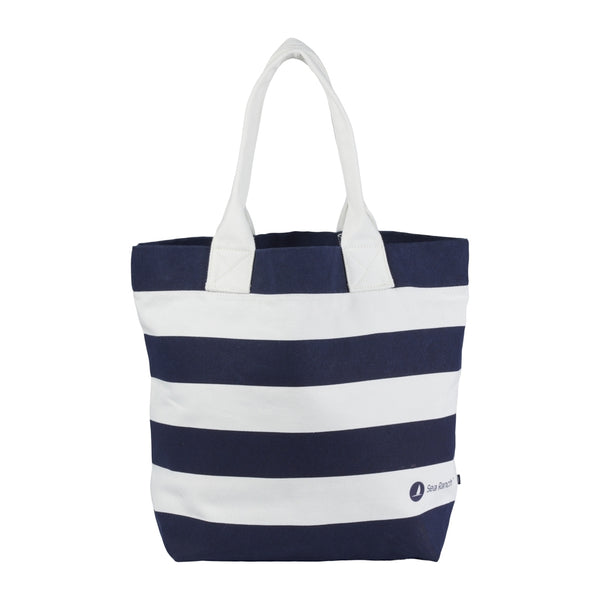 Sea Ranch Beach Bag Bags Ecru/SR Navy