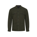 Sea Ranch Bo Linen Overshirt Shirts Dark Olive Green