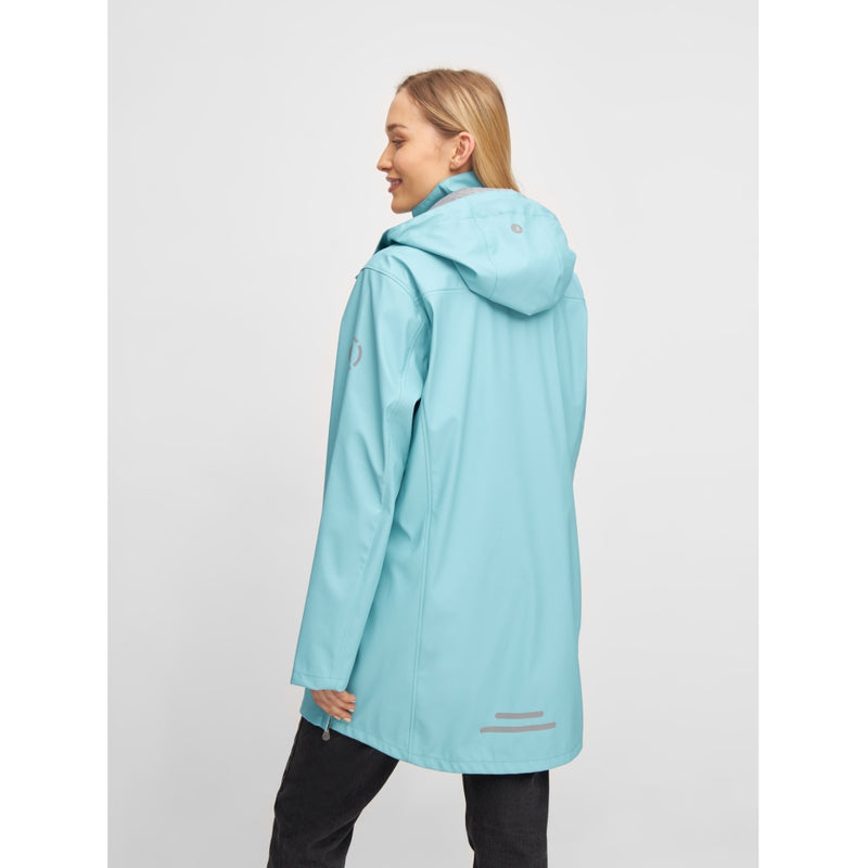 Sea Ranch Brooke Solid Raincoat Jackets and Coats Aqua Blue