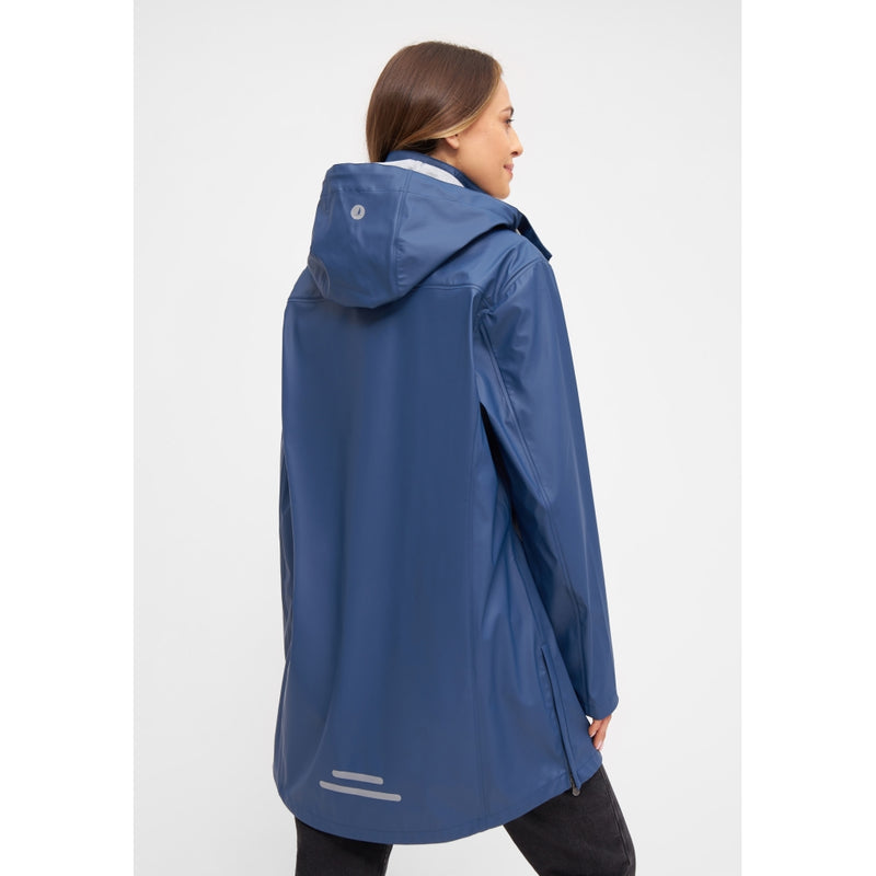 Sea Ranch Brooke Solid Raincoat Jackets and Coats Blue